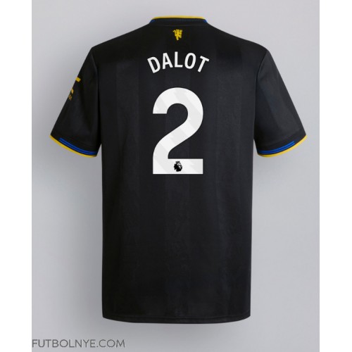 Camiseta Manchester United Diogo Dalot #2 Tercera Equipación 2025-26 manga corta